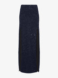 Still Life image of Technical Sequin Knit Skirt in NAVY