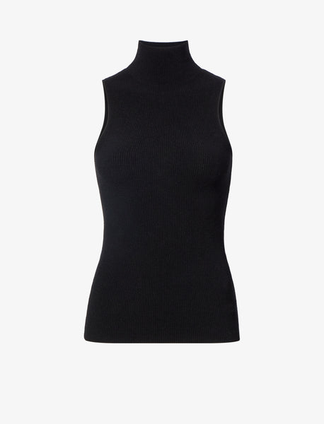 Proenza Schouler Matte Viscose Knit Top - Black | Proenza