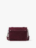 Back image of Suede PS1 Mini Crossbody Bag in BORDEAUX