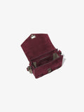 Aerial image of Suede PS1 Mini Crossbody Bag in BORDEAUX