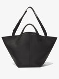 Front image of XL PS1 Tote in BLACK with strap extended