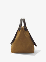 Side image of XL PS1 Felt Tote in WALNUT