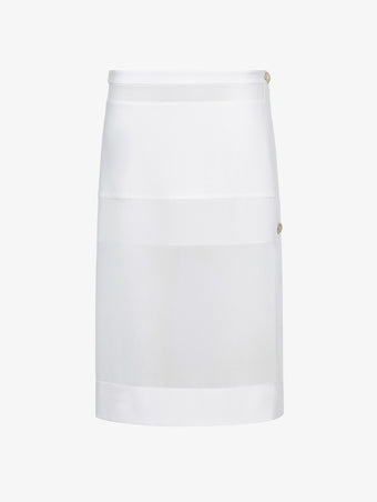 Still Life image of Technical Chiffon Skirt in IVORY