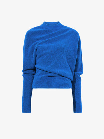 Still Life image of Viscose Wool Sweater in AZURE