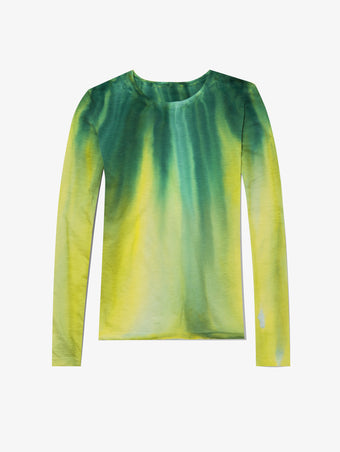 Still Life image of Ice Dyed T-Shirt in GREEN MULTI