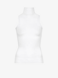 Still Life image of Matte Viscose Knit Top in WHITE
