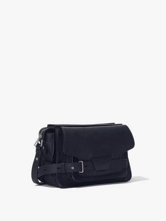 Side image of Beacon Saddle Bag in BLACK