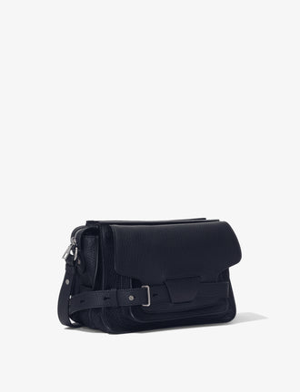 Side image of Beacon Saddle Bag in BLACK