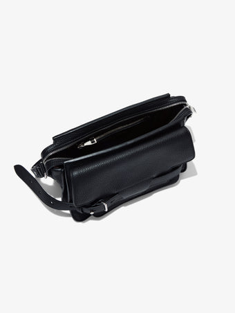 Aerial image of Beacon Saddle Bag in BLACK