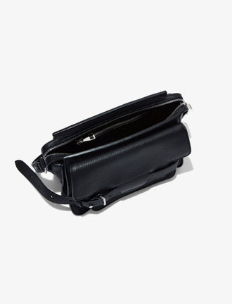 Aerial image of Beacon Saddle Bag in BLACK