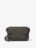 Front image of Beacon Saddle Bag in OLIVE