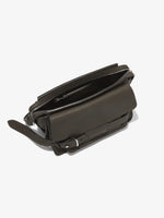 Aerial image of Beacon Saddle Bag in OLIVE