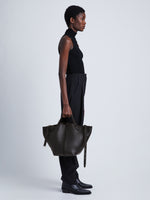 Image of model wearing Large PS1 Tote in BLACK