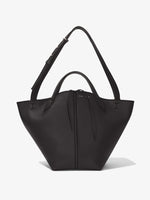  image of Large PS1 Tote in BLACK with strap extended
