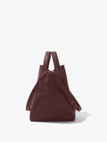 Side image of Large Chelsea Tote in bordeaux