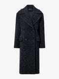 Still Life image of Melange Wool Boucle Coat in CHARCOAL