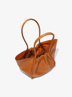 Aerial image of Large Ruched Tote in ALMOND