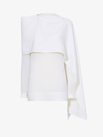 Still Life image of Technical Chiffon Top in IVORY