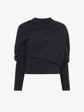 Still Life image of Viscose Wool Sweater in CHARCOAL