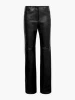 Flat image of Nappa Leather Pants in Black