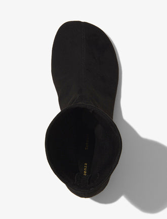 Aerial image of GLOVE STRETCH ANKLE BOOTS in BLACK