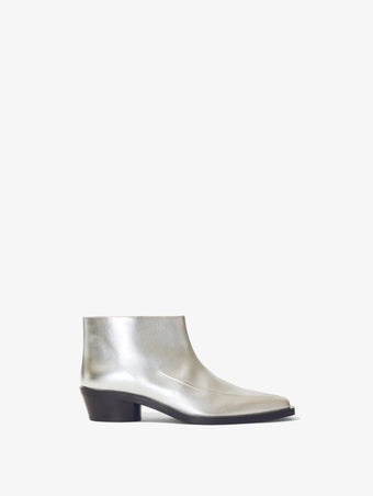 Front image of BRONCO ANKLE BOOTS in SILVER