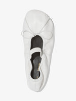Aerial image of GLOVE MARY JANE FLATS in CREAM