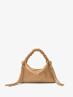 Front image of Mini Drawstring Bag in SAND