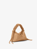 Side image of Mini Drawstring Bag in SAND