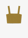 Still Life image of Pointelle Rib Bralette in SULFUR