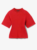 Still Life image of Eco Cotton Waisted T-Shirt in POPPY