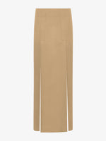 Flat image of Wool Felt Skirt in khaki