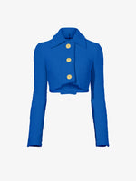 Still Life image of Boucle Tweed Crop Jacket in TURQUOISE