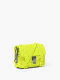 Side image of Carved Python PS1 Mini Crossbody Bag in SULPHUR