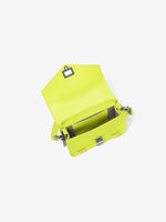 Interior image of Carved Python PS1 Mini Crossbody Bag in SULPHUR