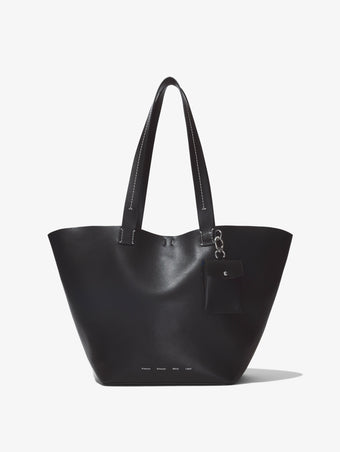 Front image of Large Bedford Tote in BLACK