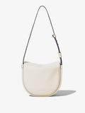 Back image of Small Baxter Bag In Leather in ivory