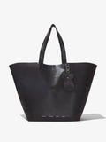 Front image of XL Bedford In Leather in black