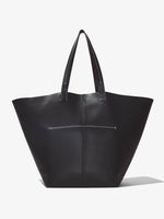 Back image of XL Bedford In Leather in black