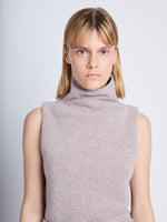 Detail image of model wearing Lily Turtlneck in FIG