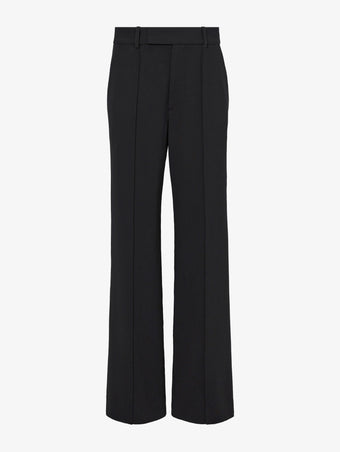 Flat image of Weyes Pant in Matte Viscose Crepe in black