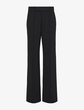 Flat image of Weyes Pant in Matte Viscose Crepe in black