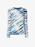 Still Life image of Mia T-Shirt In Tie Dye Tissue Jersey in ECRU MULTI