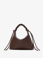 Front image of Medium Drawstring Shoulder Bag in MOCHA
