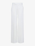 Flat image of Weyes Pant In Matte Viscose Crepe in white
