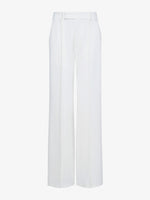 Flat image of Weyes Pant In Matte Viscose Crepe in white
