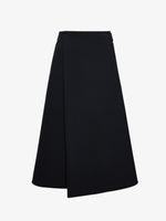 Flat image of Helen Skirt In Bi-Stretch Crepe in black