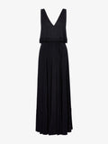 Still Life image of Lynda Dress In Textured Marocaine With Boucle in BLACK