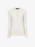 Still Life image of Agnes Henley Sweater in IVORY