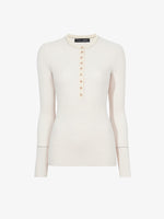 Still Life image of Agnes Henley Sweater in IVORY
